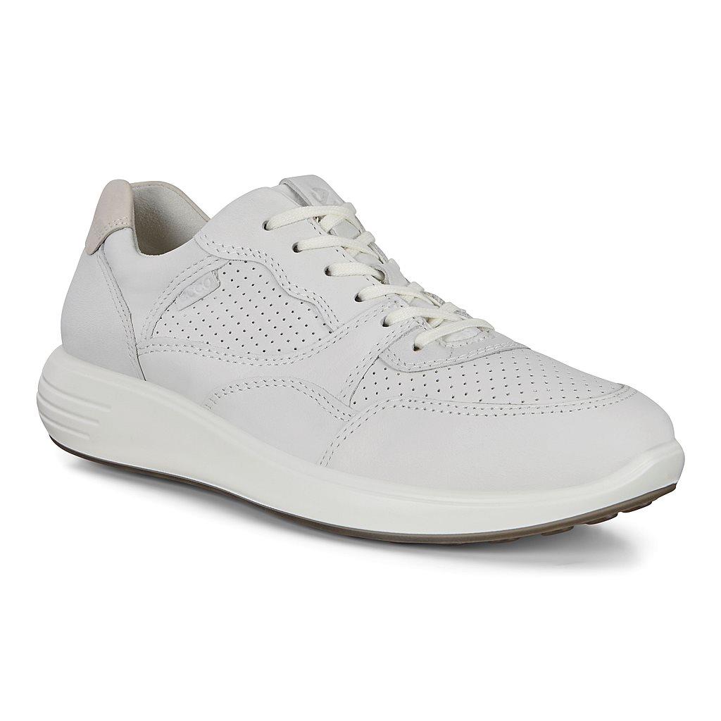 Baskets Ecco Soft 7 Runner Femme Blanche 4086-FDECP